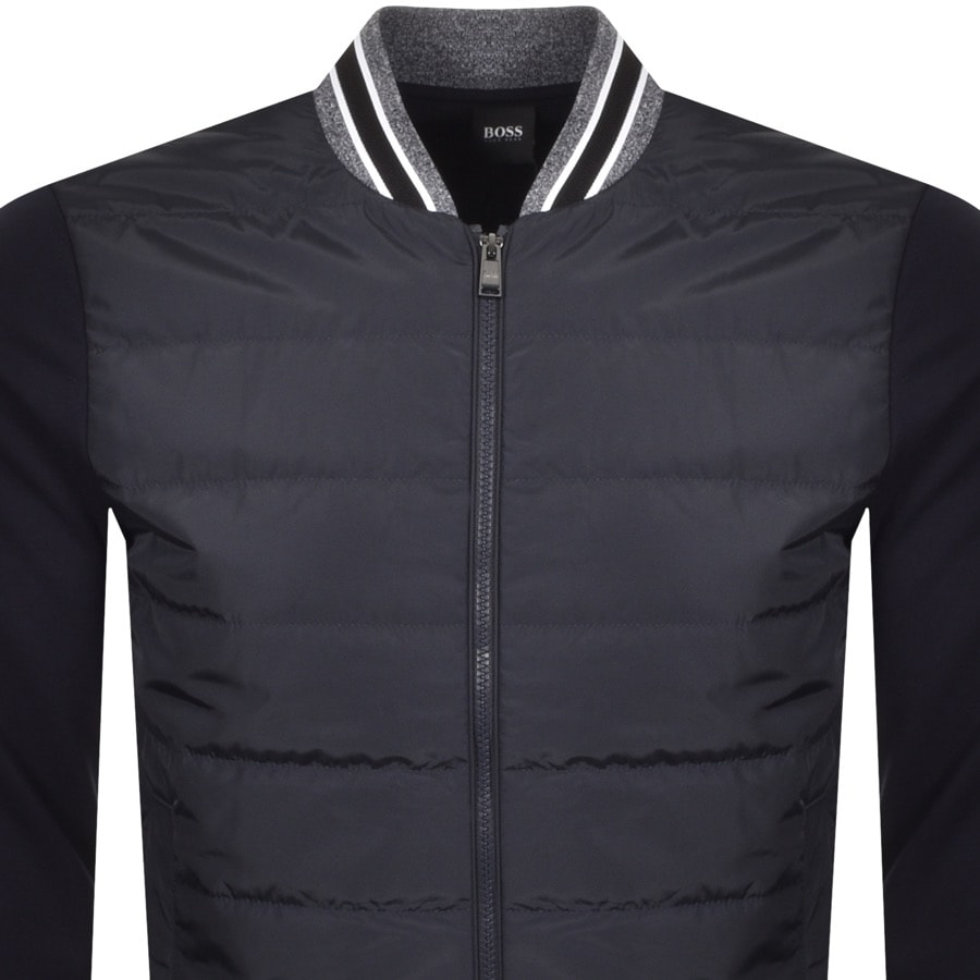 Alternative Image for ProductBOSS Skiles Mix Media Jacket Navy2